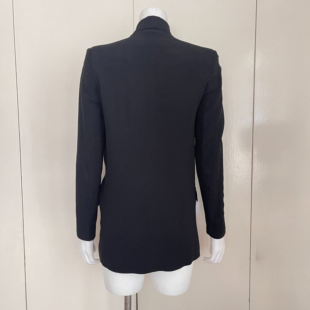 IRO DACHSIE BLACK SIDE TIE WRAP BLAZER JACKET PS $649 - Picture 5 of 14